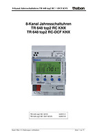 TR 648 top2 RC KNX - Manual